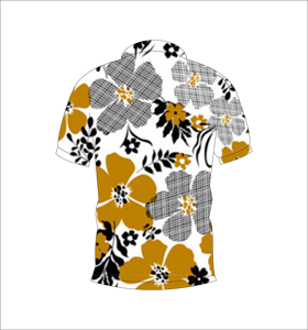 เสื้อโปโลพิมพ์ลายดอกไม้แบบกำหนดเอง แขนสั้น สวมใส่สบาย เหมาะสำหรับกอล์ฟ เทนนิส ชุดทีมฤดูร้อน - Product Image 6