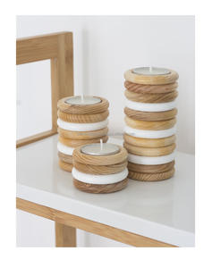 Bougeoir en bois minimaliste moderne améliore magnifiquement la décoration intérieure - Product Image 1