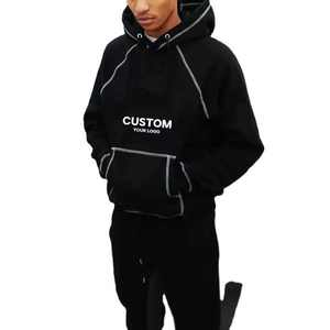 300 Gsm Winter Men's Unisex Hoodies <b>Sweatshirts</b> Pullover Fleece <b>Plain</b> Dyed Breathable Custom Logo Tracksuit Casual 100% Cotton - Product Image 2