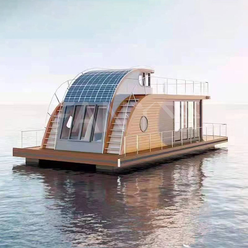 Upholstered Furniture for New Luxury Houseboats Prefab Round Rain ...