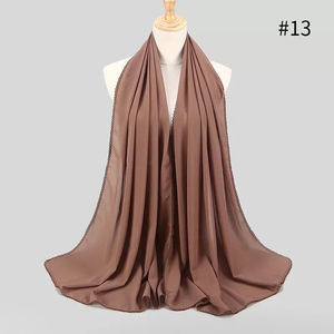 Foulard carré imprimé sur mesure, effet soie, hijab tendance, châle, marque privée, OEM, ODM, fabricant de textiles sur mesure - Product Image 5