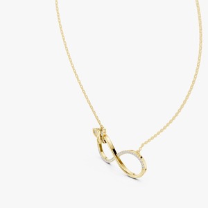 Collier pendentif diamant au design unique pour femmes, bijoux de luxe pour les occasions spéciales, disponible au meilleur prix du marché. - Product Image 1