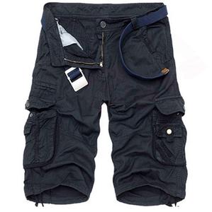 Pantalones Cortos Cargo para Hombre, Color Marrón, Largura hasta la Rodilla, 100% Algodón, Cintura Alta, con Bolsillos, Transpirables y de Secado Rápido, Nueva Llegada Verano 2026 - Product Image 3