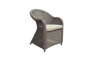 HARA Outdoor <b>Table</b> and Chair Set Wicker Dining Furniture with Glass Top - Product Image 3