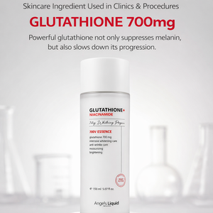 กลูต้าไธโอน 700 ไนอาซินาไมด์ ไบรท์เทนนิ่ง เอสเซนส์ ไวท์เทนนิ่ง ดาร์ก สปอต รีแพร์ แอนตี้ เอจจิ้ง ไฮเดรติ้ง เฟเชียล เซรั่ม 150 มล. - Product Image 5
