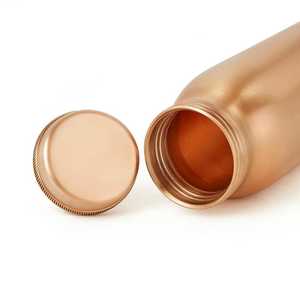 <b>Copper</b> Water Storage Bottle with Airtight Lid - Product Image 2