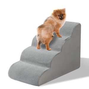 Scala a 4 Gradini per Cani e Gatti, Cucce e Arredi per Animali di Alta Qualità - Product Image 1