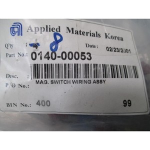 8 AMAT 0140-00053 MAG, ชุดสายไฟสวิตช์, 110376 - อุปกรณ์และอะไหล่เซมิคอนดักเตอร์ระดับโลกที่เชื่อถือได้ที่ - Product Image 1