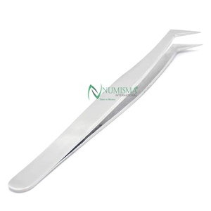 Pinzas de Precisión para Pestañas, Herramienta de Acero Inoxidable para Extensiones de Pestañas, Estilizado de Cejas, Cuidado Personal, Salón de Belleza Profesional - Product Image 5
