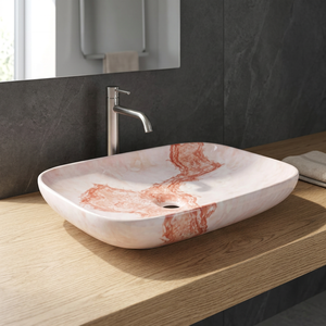 Lavabo de Cerámica Redondo Negro Vistaar, Lavabo Moderno de Sobremesa, Lavabo de Lujo para Baño - Product Image 2