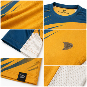 Own Design Sports Top Personalized Padel Teamwear Custom Team Jersey Wholesale Shirts Manufacturer Free Design - Product Image 5