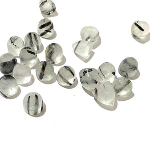 Piedras preciosas de rutilo negro natural IGI certificadas piedras especiales en forma de bala para la fabricación de joyas de alta calidad - Product Image 5