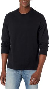 Camiseta de Hombre, Color Gris Oscuro, Manga Larga, Cuello Redondo, Corte Regular, Casual, Color Sólido, Tejida, 100% Algodón, Nueva Colección 2026, Hecha a Medida - Product Image 2