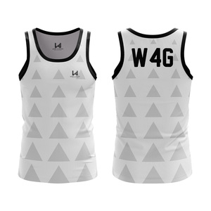Débardeur de sport personnalisé pour homme, haute qualité, écologique, séchage rapide, respirant, tricoté 160 g/m², logo imprimé sur le devant, gilet de gym - Product Image 1