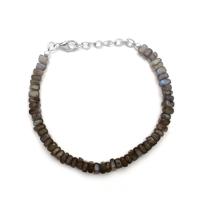 Natural Labradorite Classic Fashionable <b>Bracelet</b> 925 Sterling Silver Smooth Gemstone Handmade Unique Design High Quality Jewelry - Product Image 1