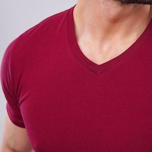 Camiseta de hombre de alta calidad, hecha a medida, corte regular, mejor diseño, ropa casual, camisetas para hombre con logotipo personalizado, teñido liso, OEM, ODM - Product Image 2