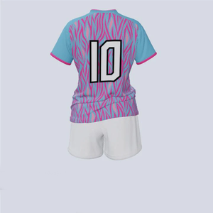 Teamwear Women Premium Quality and Low Price Soccer Uniform Female Jersey & Shorts Football Gear Ladies Shirt Kits - Product Image 2