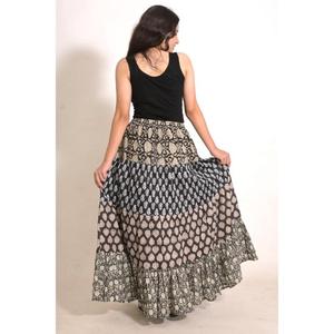 Boho Cotton Patchwork <b>Long</b> <b>Skirt</b> Handmade Indian Maxi <b>Skirt</b> Hippie <b>Summer</b> Wear Clothing for Women - Product Image 6