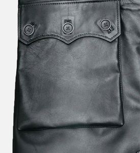 OEM 2026 Top Trending 100% Original Leather <b>Men's</b> <b>Trench</b> <b>Coat</b> Premium Quality Eco-Friendly Breathable TOPEAK SPORTS Customizable - Product Image 6