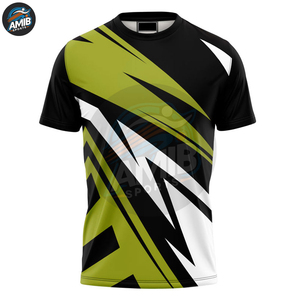 T-shirts de sublimation au design unique pour hommes, en Spandex/Polyester, coupe ajustée, col contrastant, haute qualité, nouvelle mode, respirants - Product Image 4