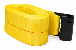 Sangle de fixation industrielle robuste en polyester de 4 pouces avec crochets plats pour équipements surdimensionnés et marchandises d'exportation - Product Image 6
