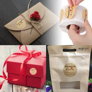 สติกเกอร์ไวนิลกันน้ำพิมพ์ลายวงกลมสีทองแบบนูน สำหรับเทียน ไวน์ น้ำหอม - สติกเกอร์โลโก้สั่งทำสุดหรู - Product Image 2