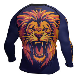 Camiseta de compresión de manga corta para hombre, Rash Guard MMA BJJ, ropa de entrenamiento de grappling aprobada, mercado mayorista de EE. UU. y Europa - Product Image 3