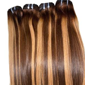 Vente chaude cheveux de couleur, la qualité supérieure avec le prix abordable Perruques de cheveux crus vietnamiens Jen 10 os droit - Product Image 1