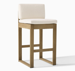 Conjunto de Muebles de Jardín de Diseño Tropical en Madera de Teca Sólida Moderna con Mesa Alta y Sillas, Acabado Natural, para Sala de Estar o Patio - Product Image 6