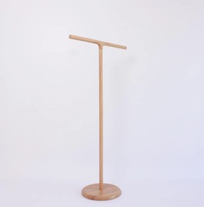 Porte-manteau minimaliste en bois sur pied avec 2 crochets, design moderne pour l'entrée et l'ameublement de la maison - Product Image 2