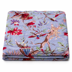 Le Souvenirs - Ropa de Cama Gris Estampada, Orgánica, Ecológica, Transpirable, Absorbente de Humedad, Ligera, Tejida, Peinada, 100% Algodón, para Niñas y Niños - Product Image 1