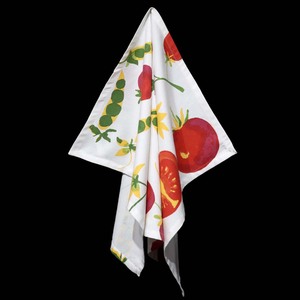 Serviette de cuisine imprimée de qualité supérieure 40x40cm 100% coton lin pour usage en cuisine - Product Image 1