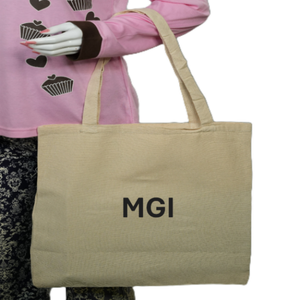 Custom Large Solid Waterproof Cotton <b>Canvas</b> Tote Shoulder Bag Black White <b>Shopper</b> for Women-Fashionable Logo Pattern Shopping - Product Image 6