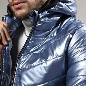 Chaqueta Acolchada de Camuflaje con Capucha y Cuello Alto para Hombre, Impermeable, Cortavientos, con Cremallera Completa Frontal, Personalizable, Estilo Urbano, Venta al por Mayor - Product Image 5