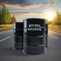 Bitume WELLBANK Grade 60/70 pour la construction routière, emballage en fût de 180 kg, certifié Geochem ASTM