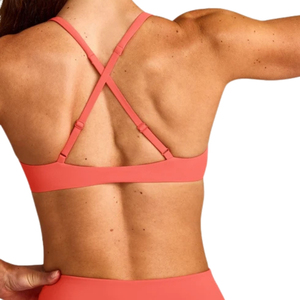 Soutien-gorge de sport dos croisé pour femme, avec logo réfléchissant, respirant, anti-humidité, extensible, pour la gym, la course, le yoga et le fitness - Product Image 2