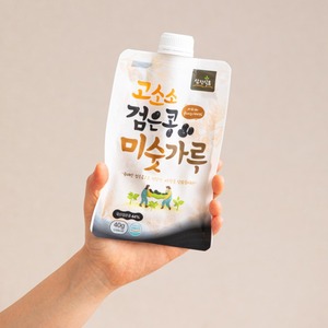 [Samjin Food] Poudre de céréales séchées coréennes aux haricots noirs, avec soja, arachide, blé et lait – Poudre de céréales mélangées aux haricots noirs - Product Image 3
