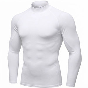 Camiseta Deportiva de Compresión de Manga Larga para Hombre, Ajustada, de Secado Rápido, para Entrenamiento en el Gimnasio - Product Image 2