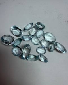 Aguamarina Natural, Corte Esmeralda Ovalado, Facetada, Tamaño Libre, Piedra Preciosa |   Piedra de Aguamarina Azul Suelta para Joyería y Venta al por Mayor - Product Image 3