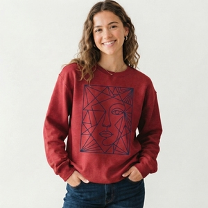 Sudadera Premium para Mujer con Estampado Gráfico, Prenda de Alta Calidad en Felpa de Algodón con Diseño Detallado, Tela Suave y Ajuste Cómodo - Product Image 1