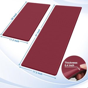 2 Tappeti da Cucina Antifatica, Tappetini Ammortizzati Antiscivolo per Scrivania, Tappetino Impermeabile per Pavimento della Cucina - Product Image 2