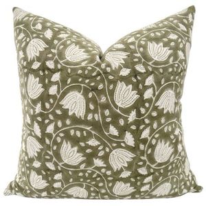 Handmade Boho Style Block Printed Cotton Cushion Cover Soft Linen <b>Throw</b> Sofa Couch <b>Bed</b> Woven Bulk Product Pillow Home By ITHL - Product Image 2