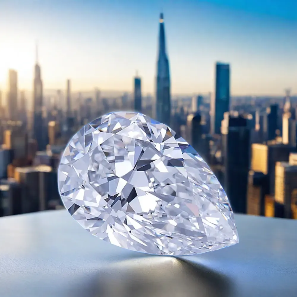 Diamant taillé en poire de laboratoire de 1.00 ct, un diamant rare et exquis à un prix raisonnable et à une faible quantité