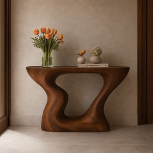 Mesa consola de madera maciza, mesa consola para entrada, fabricante de mesas consola, mesa consola para sala de estar - Product Image 5