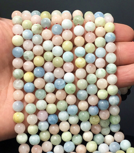 ลูกปัดพลอยธรรมชาติขายส่ง |   ควอตซ์ อาเกต อเมโซไนต์ ออบซิเดียน |   ลูกปัดหินผสมแบบขายส่งสำหรับทำเครื่องประดับ - Product Image 4
