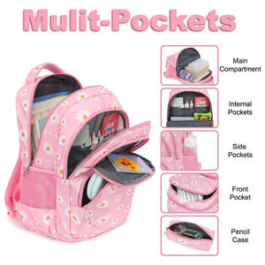 Sacs d'école personnalisés robustes et durables pour enfants, avec tissu imperméable léger et bretelles confortables pour garçons et filles. - Product Image 2