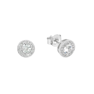 Pendientes de Moissanita Redondos de Corte Brillante de 0.5ct y 1ct, Color D, Certificados por IGI, Plata de Ley 925, Estilo Hip Hop para Hombre, VVS - Product Image 1