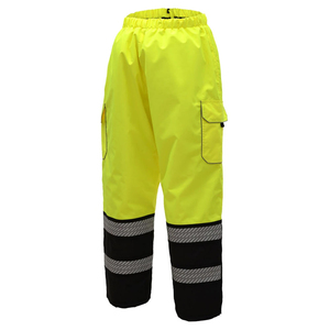Pantalon de travail pour homme ignifuge, avec bande réfléchissante 3M haute visibilité, pour la construction et la sécurité industrielle - Product Image 6