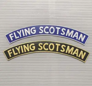 Vliegende Scotsman Plaques Hoge Kwaliteit En Zilver Afgewerkt Voor Muur Decoratief
