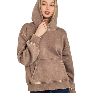 Sudadera con Capucha Personalizada para Hombre, Ecológica, de Algodón, con Forro Estampado, Corte Regular, Otoño, Alta Calidad, Venta al Por Mayor - Product Image 3